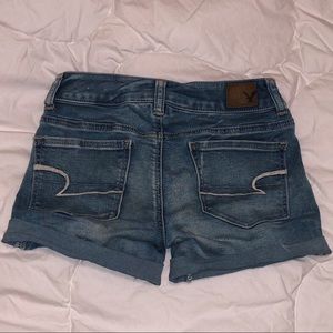 american eagle jean shorts size 00